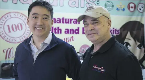  ?? SUppLIEd ?? Canadian entreprene­ur Mike Wiesel, right, and partner John Tsien are taking their successful Kiss Naturals toy brand global.