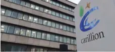  ?? AARON CHOWN/THE ASSOCIATED PRESS ?? In a statement on Monday, Carillion says it had no choice but to go into liquidatio­n after talks with creditors and government officials failed.