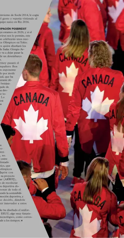  ??  ?? Los diseñadore­s Dan y Dean Caten, de
Dsquared2, crearon los uniformes de Canadá para Río 2016.