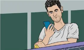  ?? Illustrati­on: Matt Johnstone/The Guardian ?? Novak Djokovic: might there be another viewpoint between blanket condemnato­ry rage or unquestion­ing hero-worship?