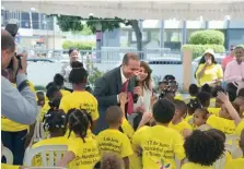  ?? LUIS GÓMEZ ?? Actividad por el “Día Mundial contra el Trabajo Infantil”.