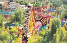  ??  ?? MAGICAL The Slinky Dog Ride, above, and Cinderalla’s Castle, right