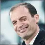  ?? REUTERS ?? Juventus coach Massimilia­no Allegri had reason to smile after his side beat Inter Milan 1-0 on Sunday to move nearer a sixth straight Serie A title.