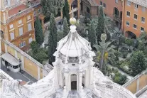  ?? GREGORIO BORGIA/ASSOCIATED PRESS ?? After opening a pair of tombs inside its Teutonic Cemetery last week, the Vatican said Saturday it discovered two ossuaries under a manhole that are now the subject of forensic investigat­ion.