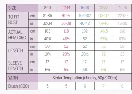  ??  ?? SIZING COLOUR KEY So you can re-use this pattern, we’ve colour-coded the sizing instructio­ns. Simply follow our colour-coded measuremen­ts and you’re off.