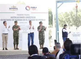  ?? SERGIO CERVANTES ?? El gobernador resaltó la importanci­a del proyecto industrial.