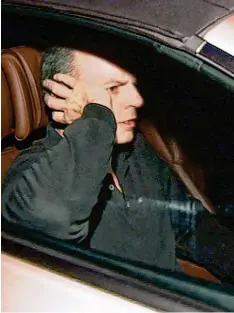  ?? Foto: TV News Kontor, dpa ?? Er soll wieder rückfällig geworden sein: der Reemtsma‰Entführer Thomas Drach. Das Foto entstand 2013 bei seiner Freilassun­g aus der Haft.