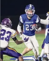  ?? Jim Franco/special to the Times Union ?? La Salle’s Bo Catherwood is a senior standout who plays quarterbac­k, running back, receiver and outside linebacker.