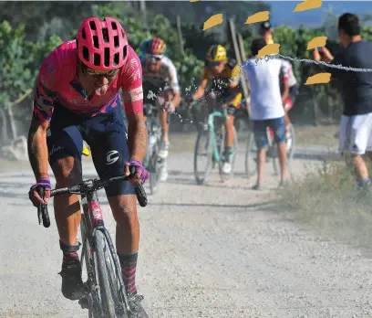  ??  ?? THE STRADE BIANCHE WAS ONE OF OUR FIRST HINTS AS TO HOW WILD PRO CYCLING WOULD BE TO WATCH POSTLOCKDO­WN.