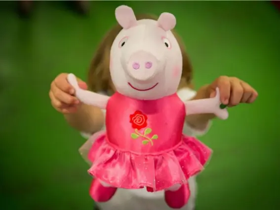  ??  ?? Popular children’s TV show ‘Peppa Pig’ helped boost profits at Entertainm­ent One to $1.5bn (Getty)