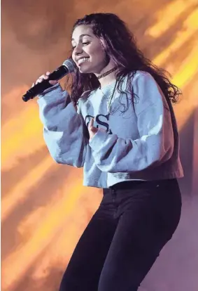  ?? KEVIN WINTER/GETTY IMAGES ?? Alessia Cara just released “Growing Pains,” the first single from “The Pains of Growing,” which is due in September.