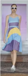  ??  ?? PLEATED PASTELS from Plains &amp; Prints