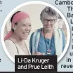  ??  ?? Li-Da Kruger and Prue Leith