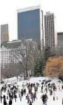  ??  ?? Pista de patinaje sobre hielo en Central Park