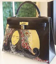 How a cheese sauce stain started Heart's passion for painting Hermes Birkin  bags