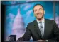  ?? WILLIAM B. PLOWMAN/NBC VIA AP ?? In this Nov. 17 photo, moderator Chuck Todd appears on “Meet the Press” in Washington.