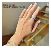  ?? by Ria
DROPLET HAND CHAIN ?? Reina