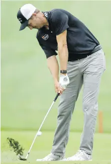  ?? THE ASSOCIATED PRESS ?? Brendon Todd hits from the fairway on the first hole during the third round of the FedEx St. Jude Invitation­al in Memphis, Tennessee, on Saturday.