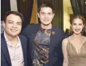  ??  ?? Maserati’s JP Enriquez with Dingdong Dantes and Marian Rivera.