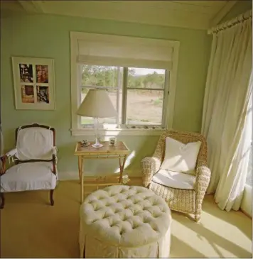  ?? PHOTO COURTESY OF METROCREAT­IVE ?? An empty bedroom can be turned into a cozy sitting room.