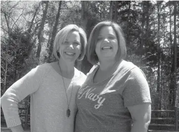  ?? Submitted photo ?? LEFT: Lynn Cofield, right, before she started her lifestyle makeover. At her heaviest, she weighed 266 pounds. She’s lost 123 pounds.