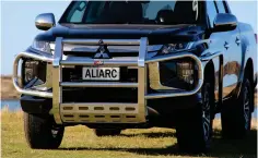  ??  ?? An Ali Arc-equipped Mitsubishi Triton