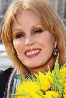  ??  ?? Brainchild: Joanna Lumley