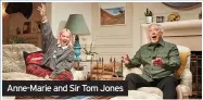  ??  ?? Anne-marie and Sir Tom Jones