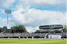  ??  ?? Showpiece: Lord’s could host the final of the ICC Test Championsh­ip in 2021
