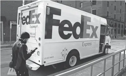  ?? AP ?? The FedEx 2017 Global Citizenshi­p Report is out, and the company reports major progress on goals.