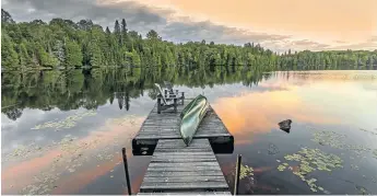  ?? Picture: 124rf.com/gonepaddli­ng ?? A view of the Haliburton Highlands in Ontario, Canada.