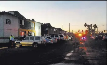  ?? Las Vegas Fire and Rescue ?? A woman was found dead early Saturday after a fire at the Corona Del Sol Apartments on the 4700 block of East Charleston Boulevard.