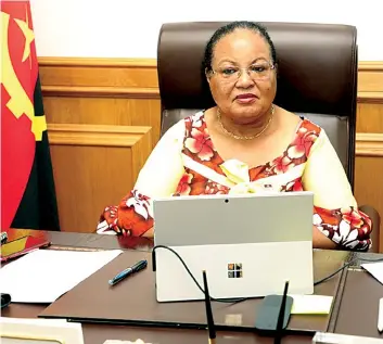  ?? DR ?? Segunda vice-presidente da Assembleia Nacional, Suzana Melo, chefiou a delegação angolana