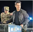  ??  ?? Bursting with violence: Tom Cruise as Jack Reacher in Never Go Back