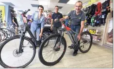  ?? (Photo Frank Muller) ?? Les vélos à assistance électrique se déclinent désormais dans toutes les gammes (vélos de ville, VTC, etc.).