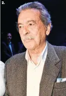  ?? IARA MORSELLI/ESTADÃO ?? 1. Fernanda Montenegro – na foto com Danilo Miranda – apresentou Nelson Rodrigues –
Por Ele Mesmo durante a abertura do Sesc 24 de Maio 2. Paulo Mendes da Rocha. 3. Geraldo Alckmin. 4. Antunes Filho. 5. José Serra. 6. Guto Lacaz. 7. Sérgio Mamberti....