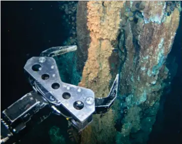  ?? Foto: Nautilus Minerals ?? Et af de mineselska­ber, der satser på minedrift på havets bund, er Nautilus Minerals.