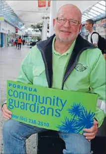  ??  ?? Giving back: Former Tairangi School principal Terry Ryan decided to serve the community in his retirement, taking over as head of the Porirua Community Guardians last December.