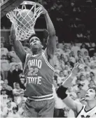  ?? [ASSOCIATED PRESS FILE PHOTO] ?? Ohio State’s Michael Redd, now involved in community outreach in Columbus, was a star for the Buckeyes and the NBA’S Milwaukee Bucks.