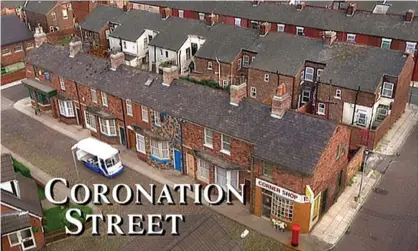  ??  ?? Streets ahead ... the title sequence for Coronation Street. Photograph: ITV/PA