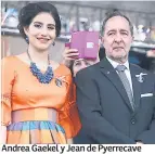  ??  ?? Andrea Gaekel y Jean de Pyerrecave
