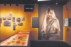  ?? PHOTOS: PETER DIETZE ARCHIVE ?? Above: The Bombay Talkies exhibition in Melbourne; Above right: A closeup of Devika Rani, widely admired as one of the most beautiful actresses of her time