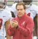  ?? THOMAS GRANING/AP ?? On Saturday, Nick Saban and Alabama will play a regular-season game that has no impact on the national title race for the first time since Nov. 13, 2010.