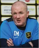  ??  ?? Livingston manager David Martindale has sympathy