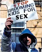  ?? ?? RAINBOW COALITION: Demonstrat­ors rally for and against state AG Letitia James’ (right) “Drag Story Hour” event Sunday at an LGBTQ+ community center. Police and a City Council security detail were also on hand outside the event, which saw one anti-drag protester arrested.