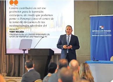 Instalan nueva Cámara Panameña de Sedes de Empresas Multinacio­nales ...