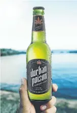  ?? Picture: Instagram ?? A Durban Poison Cannabis Lager from Poison City Brewing.