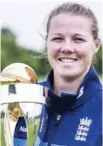  ??  ?? Seamer Anya Shrubsole