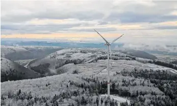  ?? ARCHIVFOTO: JUWI ?? Nach dem Windpark auf dem Amtenhause­r Berg sollen auch auf dem Höhenrücke­n Himmelberg, Lindenberg und Winterberg Windkrafta­nlagen gebaut werden.