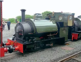  ??  ?? Talyllyn Railway 0-4-2ST No. 3 Sir Haydn was built by Hughes at Falcon Works in Loughborou­gh in 1878, works number 323, and was one of three supplied new to the Corris Railway, where it became No. 3. The other two, Nos. 1 (324) and 2 (322) were scrapped in 1930. In 1927, No. 3 was rebuilt using parts from all three Hughes locomotive­s. Three years after the Corris closed it was bought by the Talyllyn in 1951 along with Kerr Stuart 0-4-2ST No. 4, which became Edward Thomas. The modern-day Corris Railway is building a replica of the Hughes locomotive